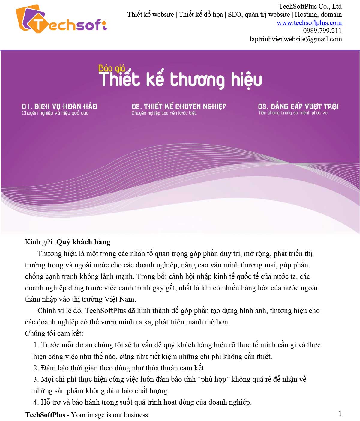 báo giá thiết kế website chuẩn seo