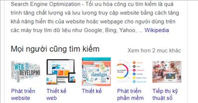 Tối ưu hóa trang web của bạn cho công cụ tìm kiếm