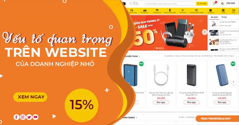 Top 5 yếu tố quan trọng trên website của doanh nghiệp nhỏ